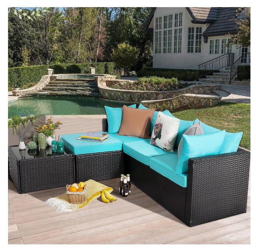 Stylish Outdoor Patio Furniture Set for Porch and Backyard
